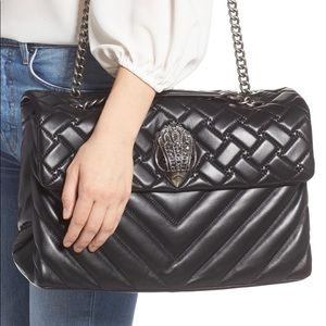 Black quilted Kurt Geiger